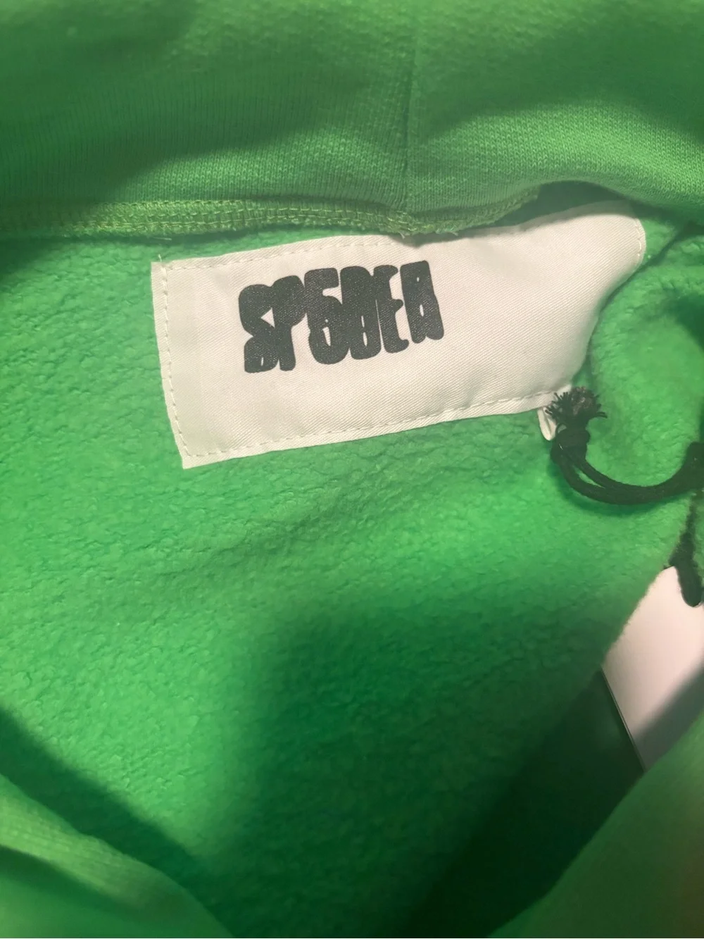 Neon Green Sp5der Hoodie